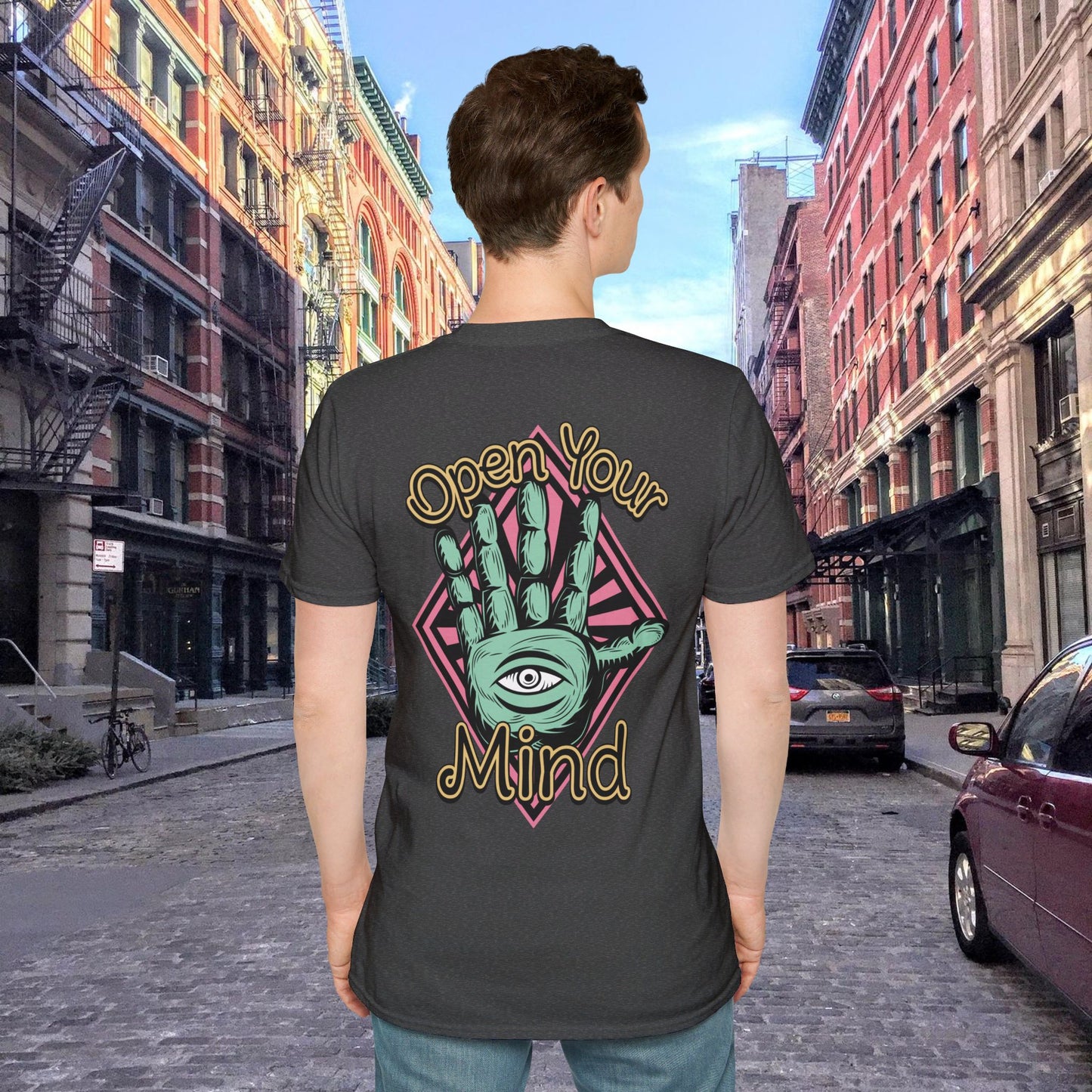 Open Your Mind Unisex Softstyle T-Shirt