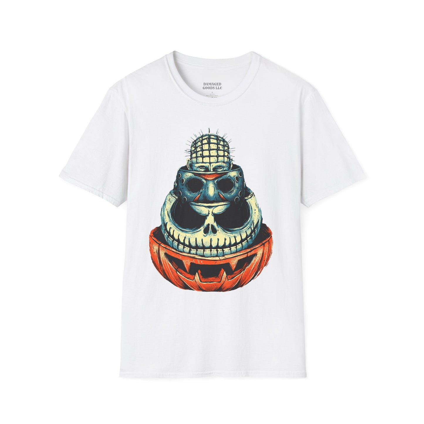 Scary Heads Unisex Softstyle T-Shirt