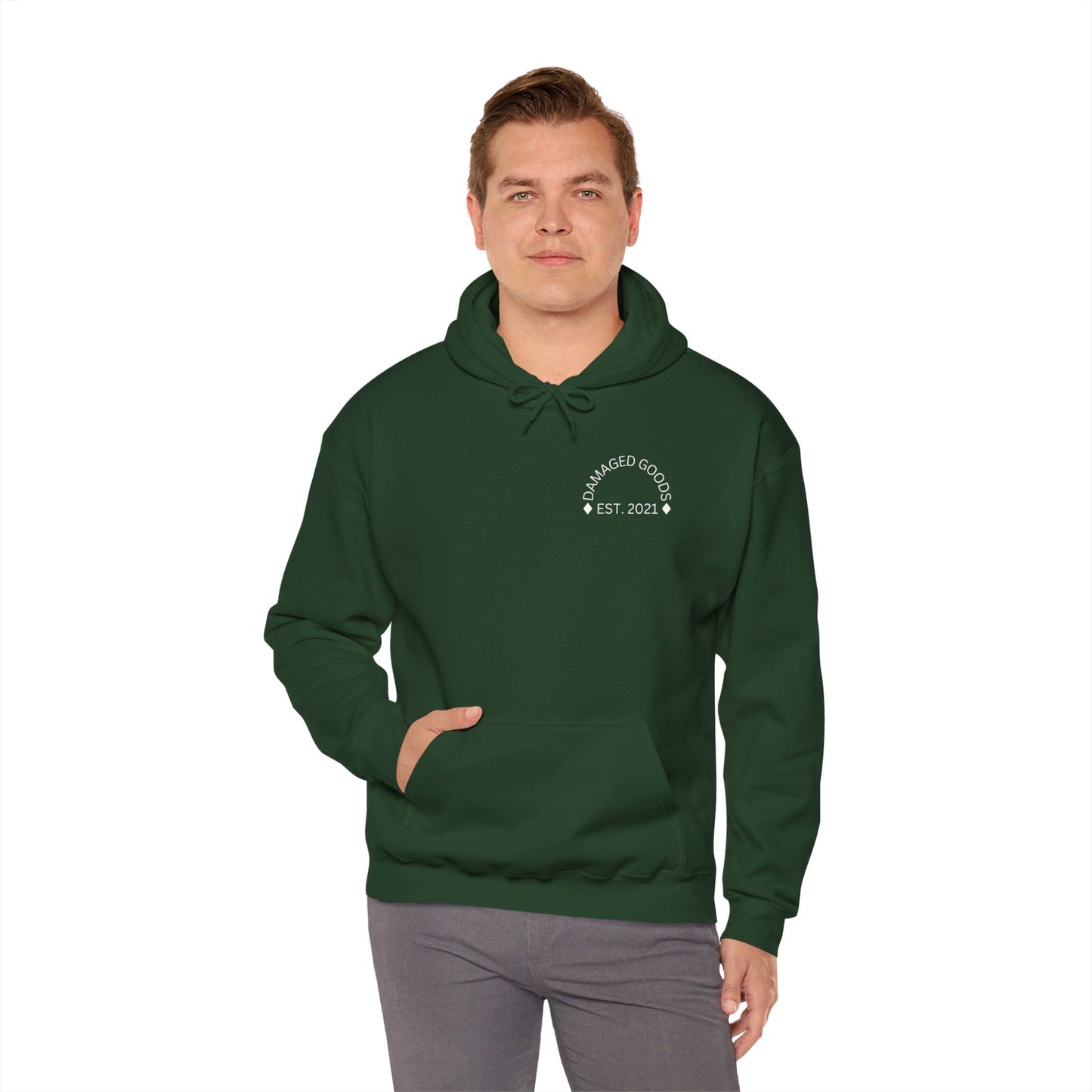 Damaged Goods Hoodie Unisex Hooded Sweatshirt