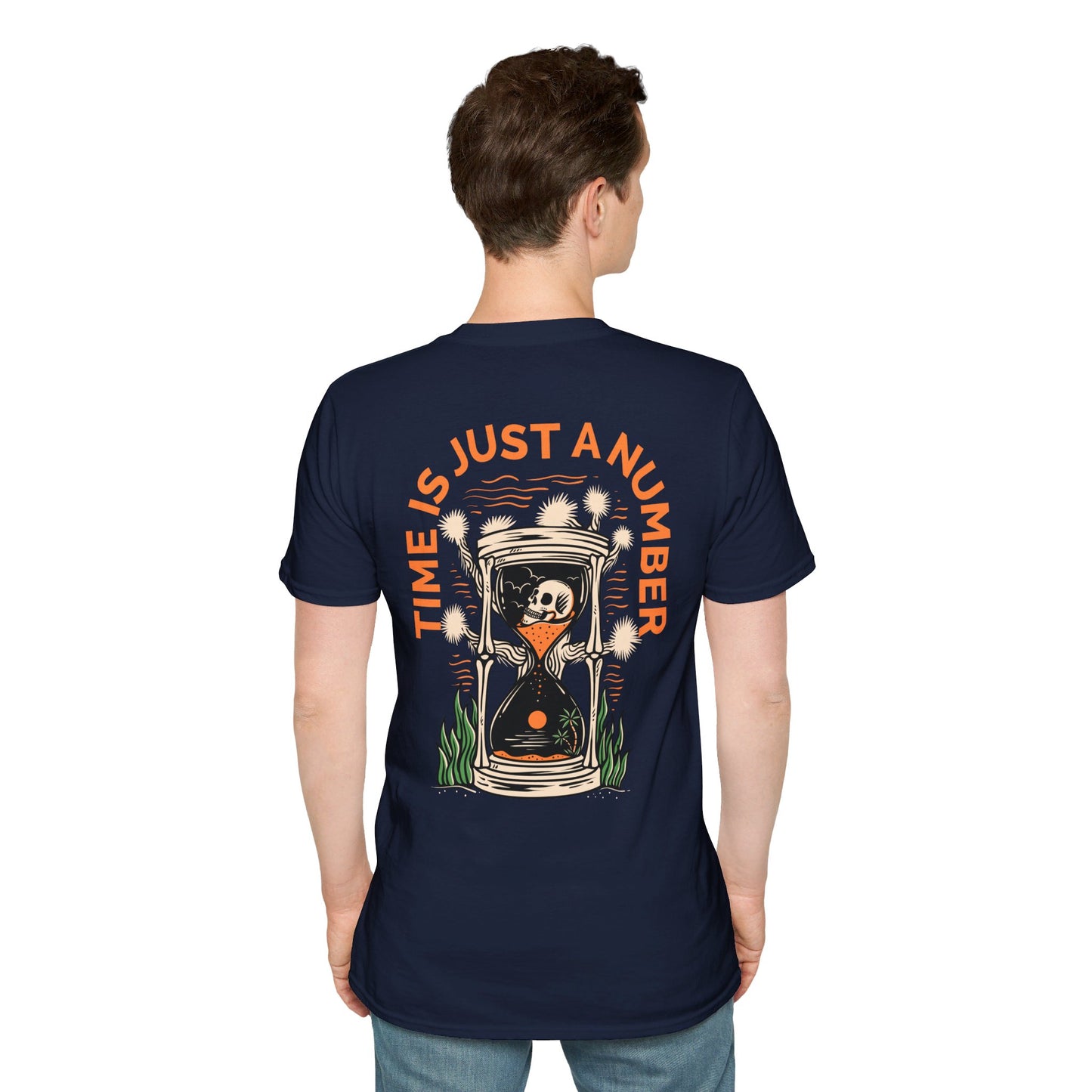 Time is just a number Unisex Softstyle T-Shirt