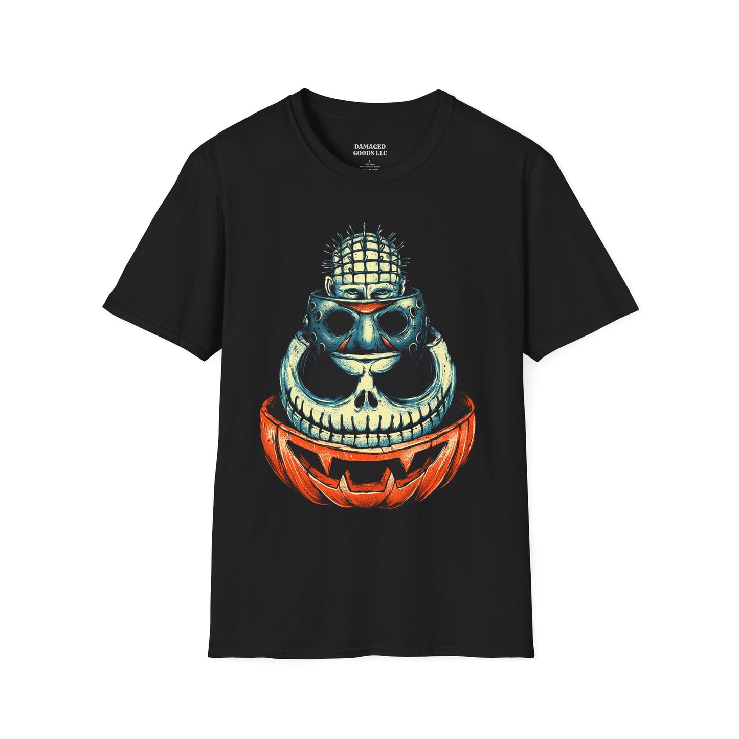 Scary Heads Unisex Softstyle T-Shirt