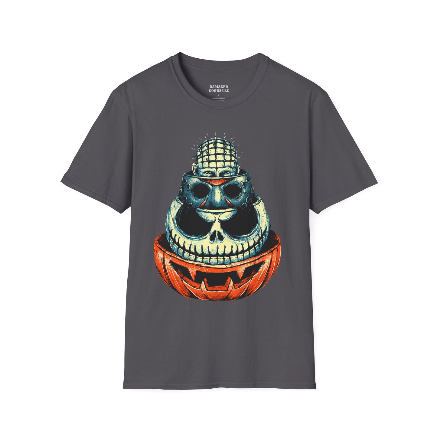 Scary Heads Unisex Softstyle T-Shirt