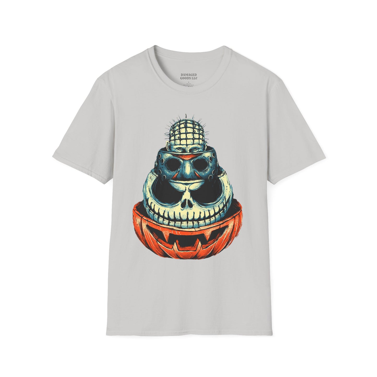Scary Heads Unisex Softstyle T-Shirt