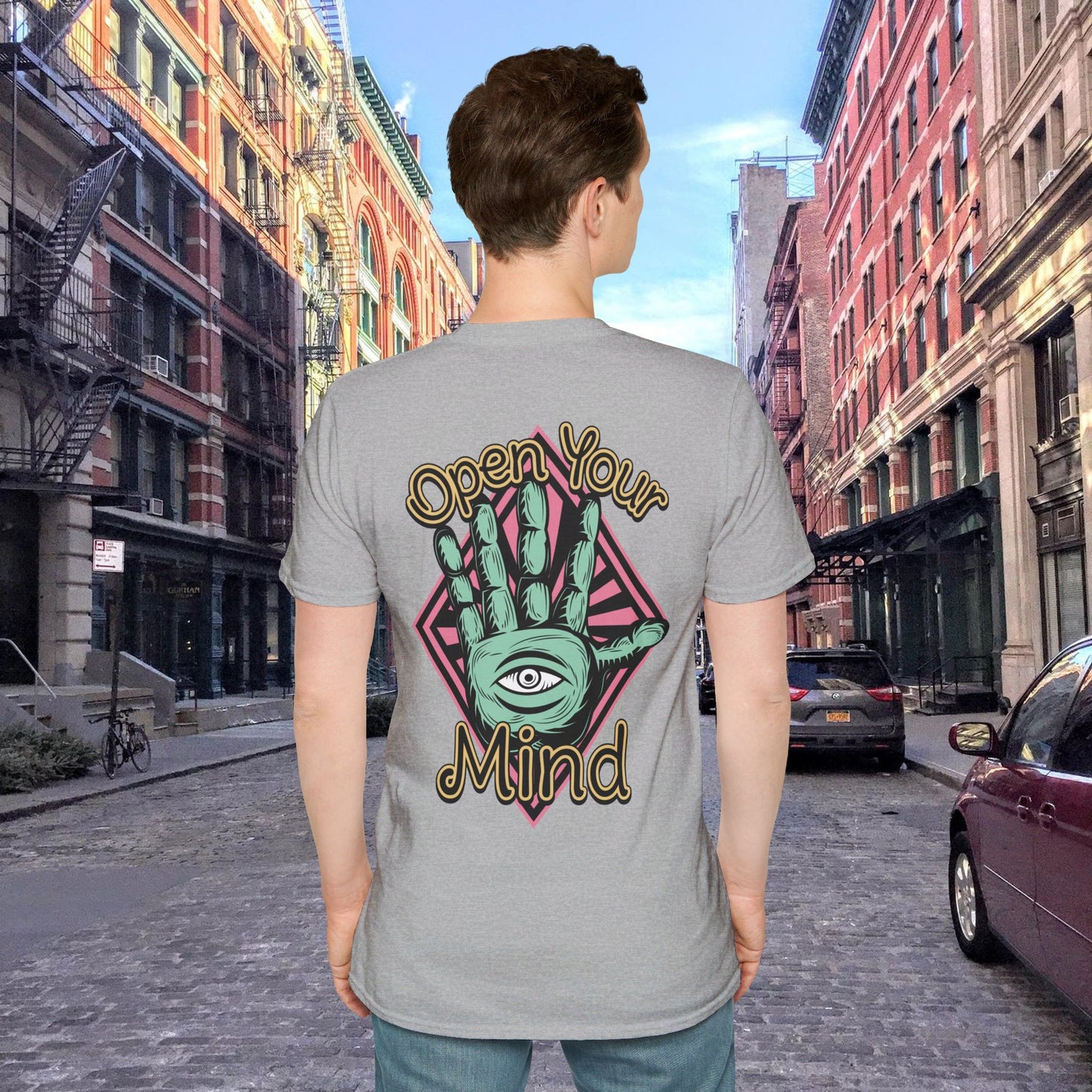 Open Your Mind Unisex Softstyle T-Shirt