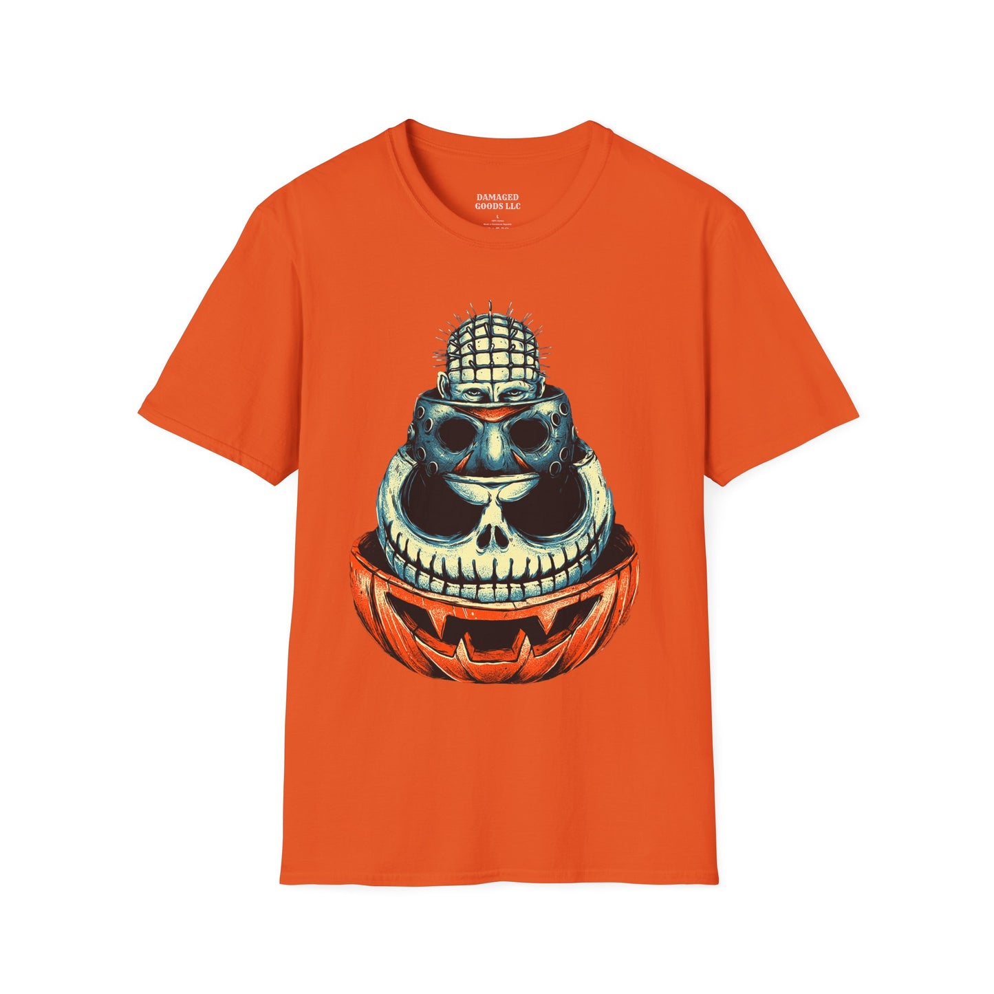 Scary Heads Unisex Softstyle T-Shirt