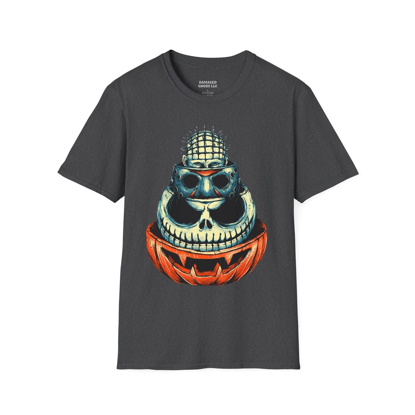 Scary Heads Unisex Softstyle T-Shirt