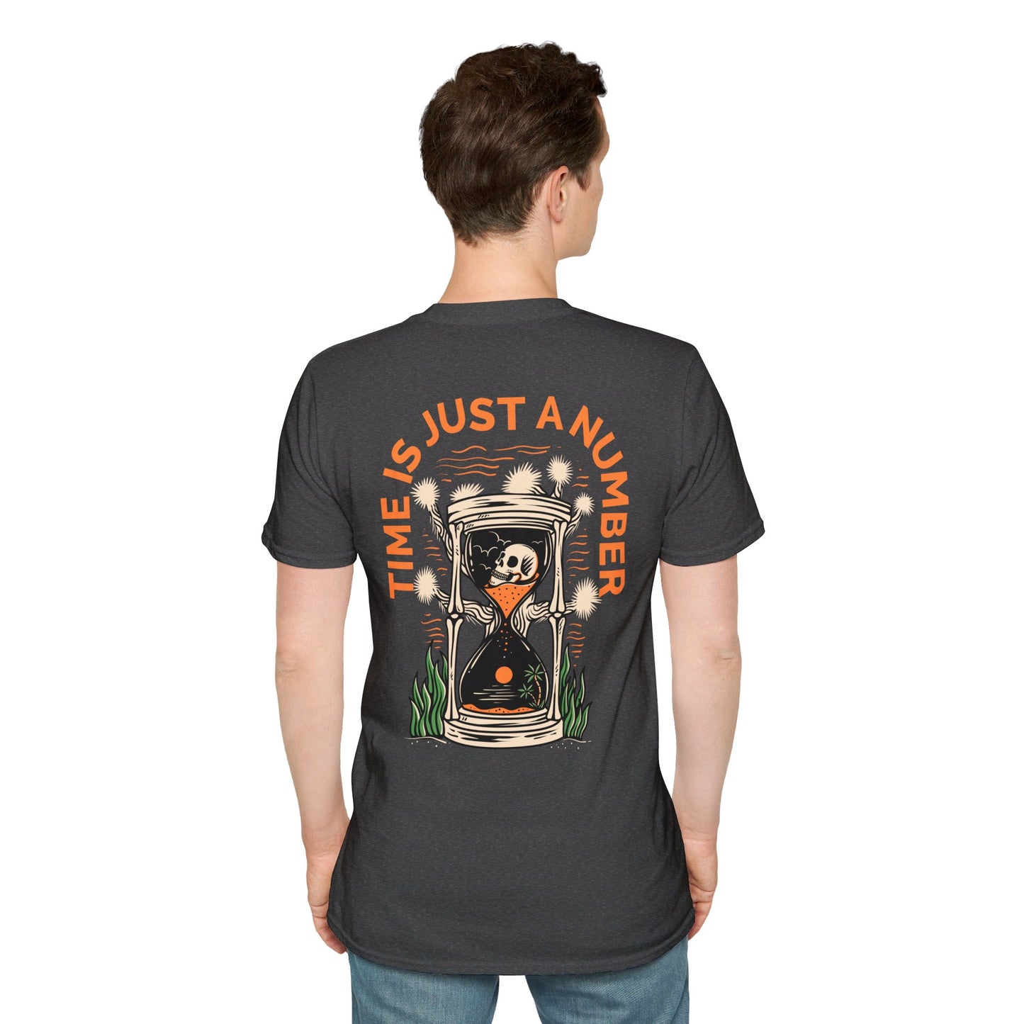 Time is just a number Unisex Softstyle T-Shirt
