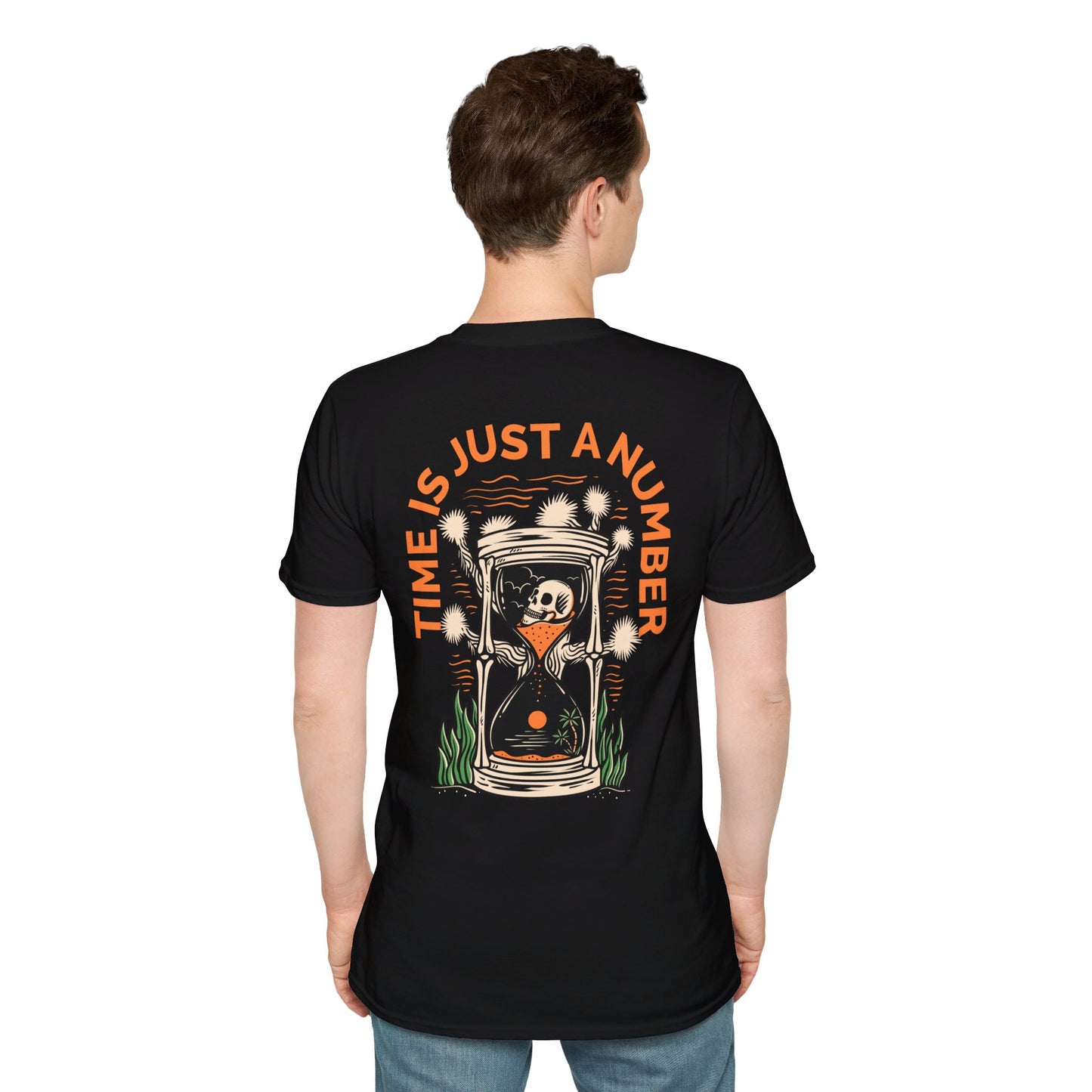 Time is just a number Unisex Softstyle T-Shirt