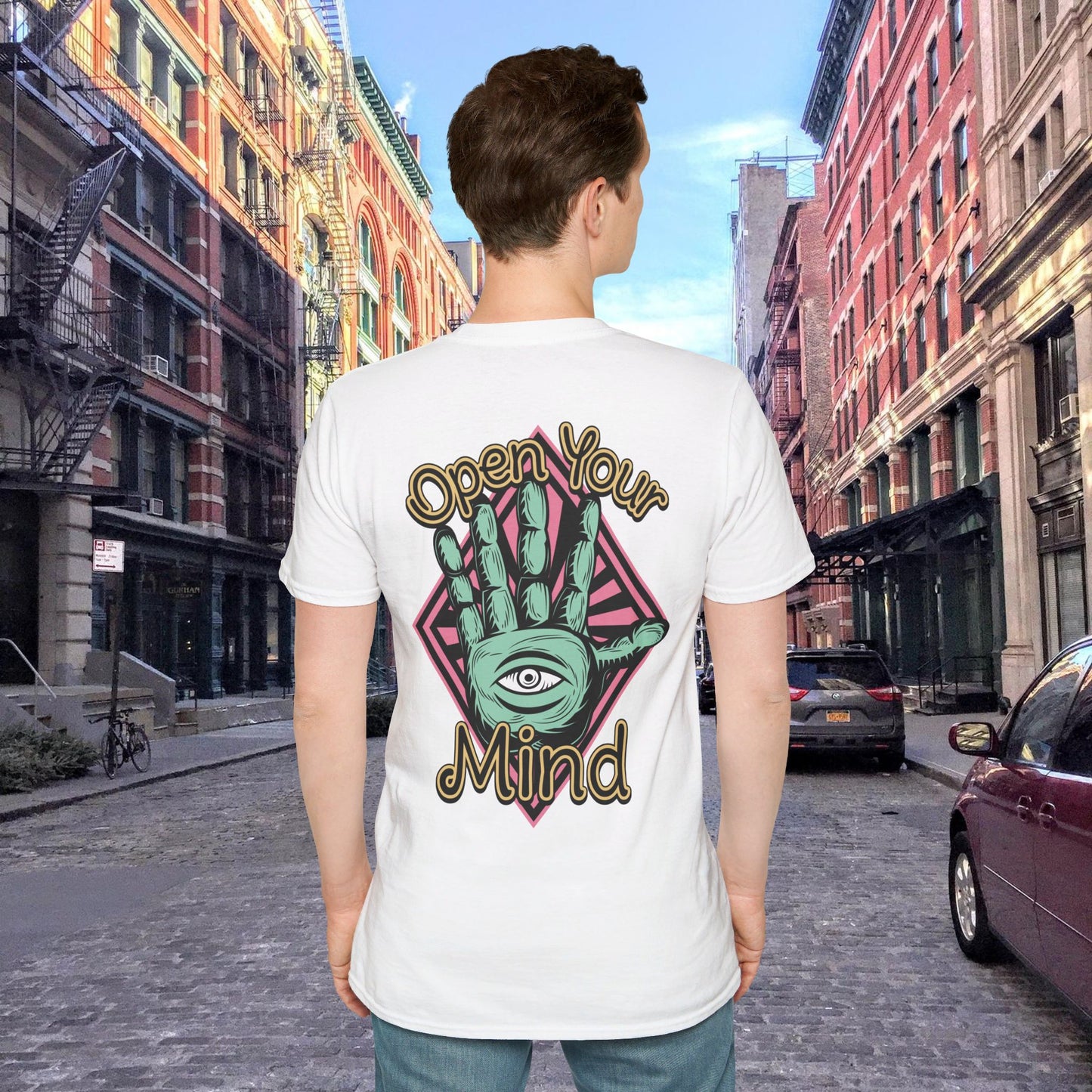 Open Your Mind Unisex Softstyle T-Shirt
