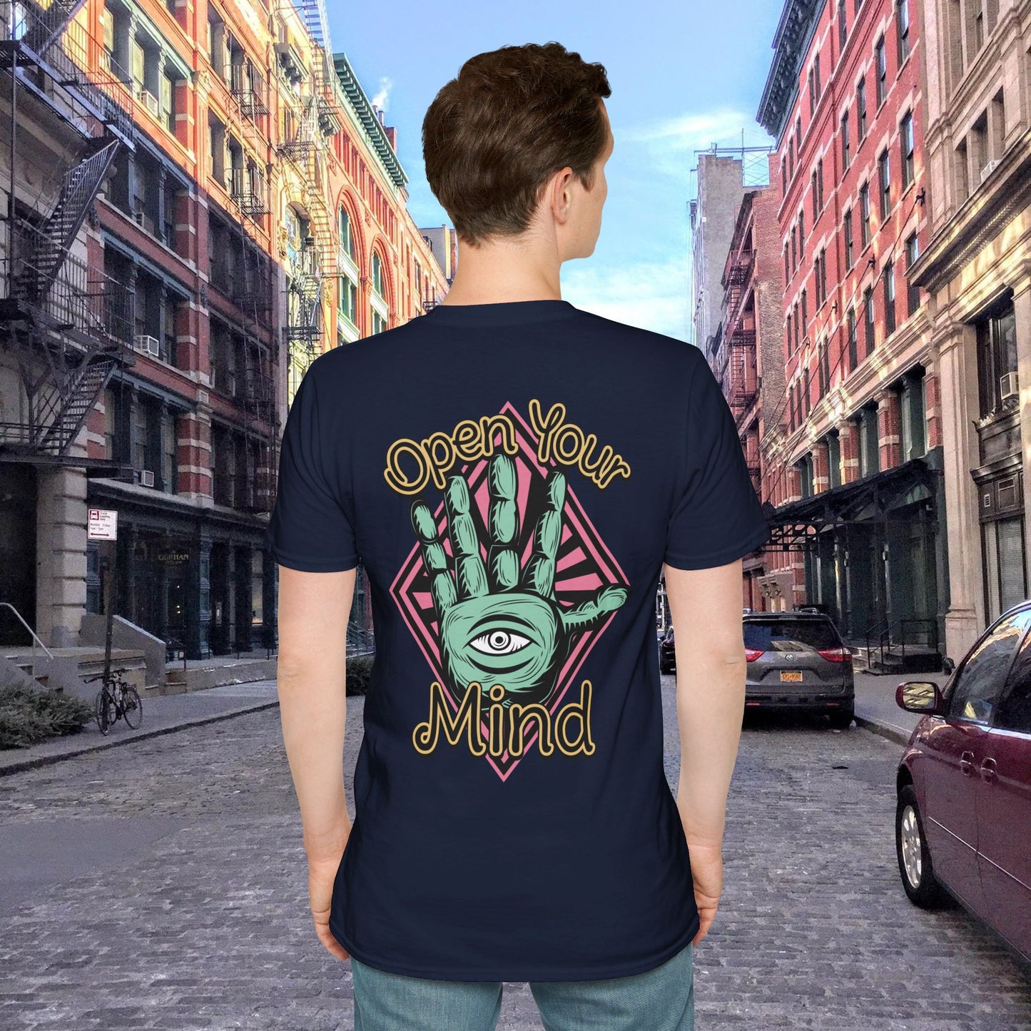 Open Your Mind Unisex Softstyle T-Shirt