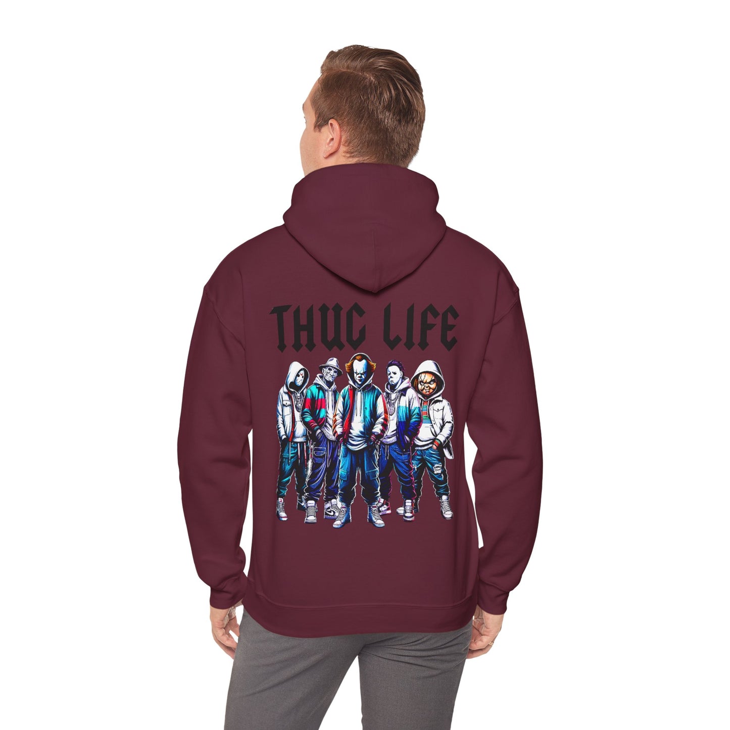 Scary Thug Life Unisex Hooded Sweatshirt