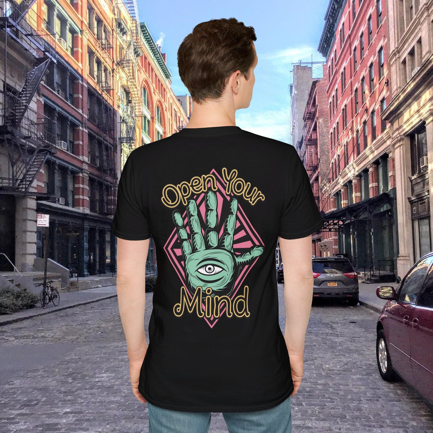 Open Your Mind Unisex Softstyle T-Shirt