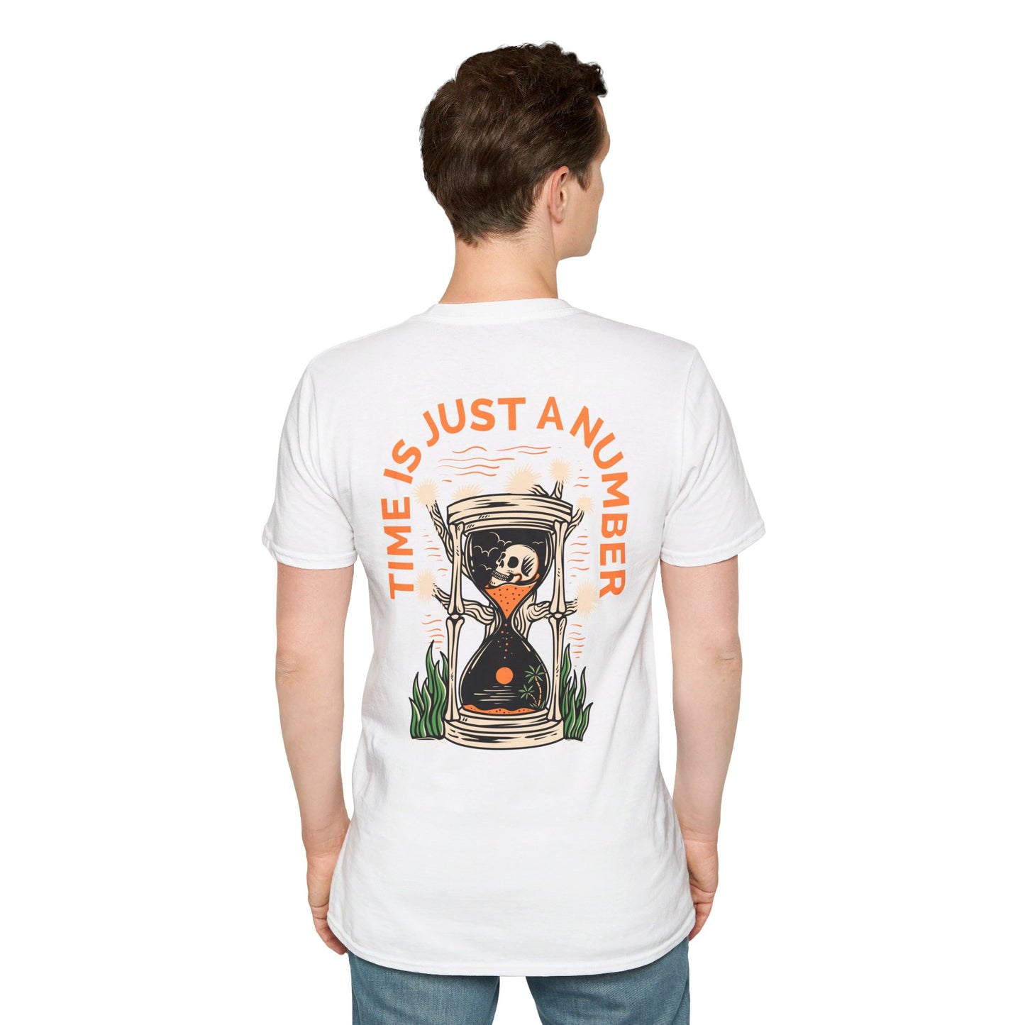 Time is just a number Unisex Softstyle T-Shirt