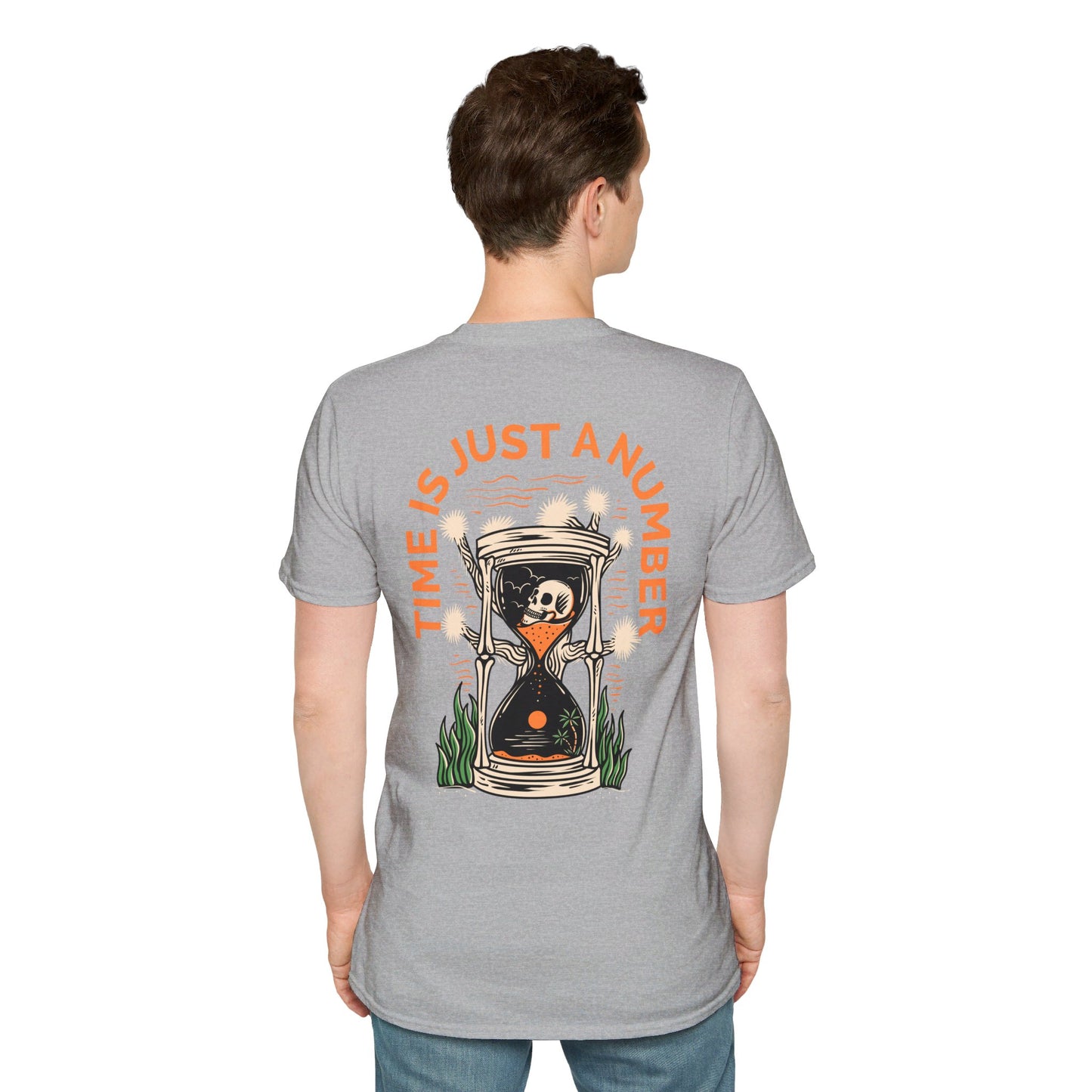 Time is just a number Unisex Softstyle T-Shirt